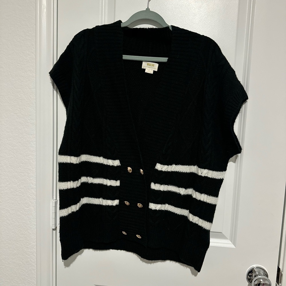 Anthropologie Maeve Striped Cardigan